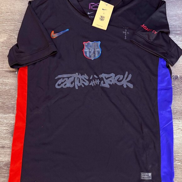 FC Barcelona x Travis Scott Soccer Jersey - Picture 1 of 2
